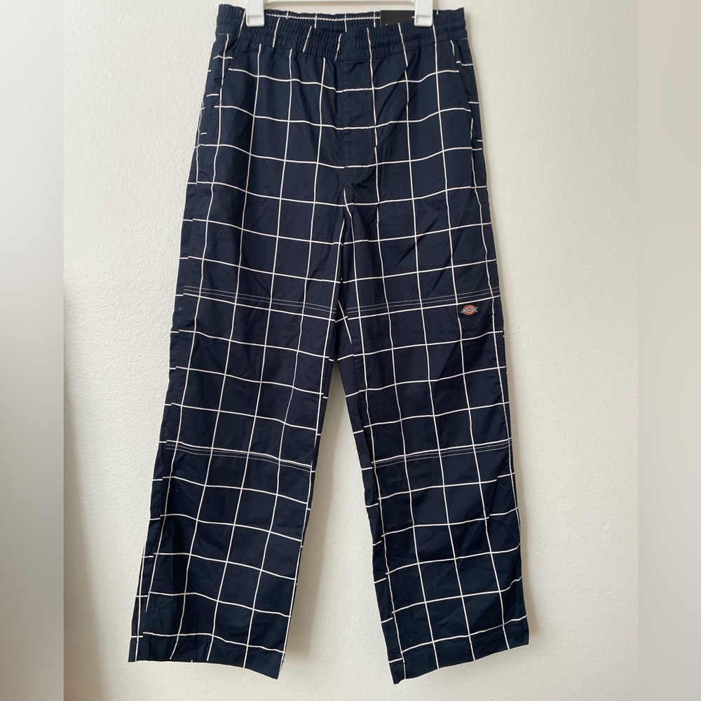 Men’s Plaid Dickies Skateboarding Double Knee Summit Pants